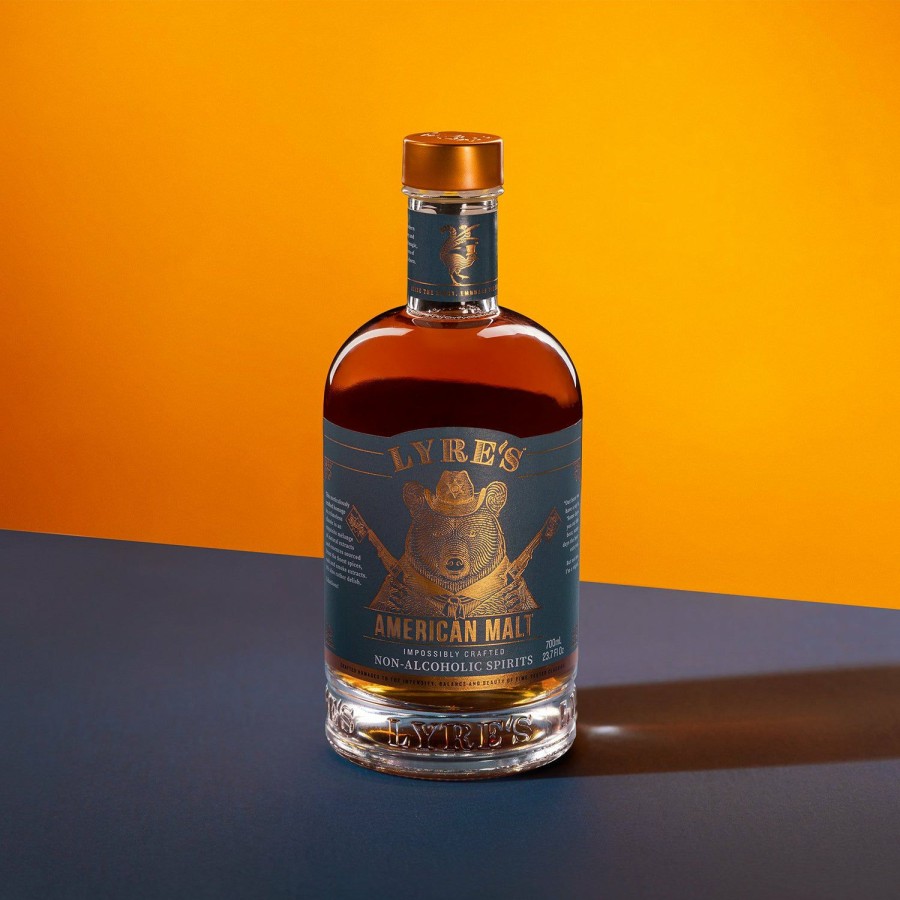 Non-Alcoholic Spirits No and Low | Lyre'S American Malt - Non-Alcoholic Bourbon Whiskey