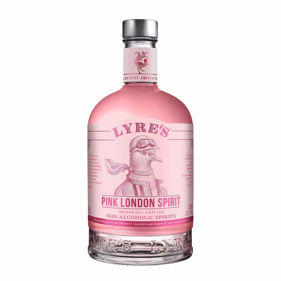 Non-Alcoholic Spirits No and Low | Lyre'S Pink London - Non-Alcoholic Pink Gin