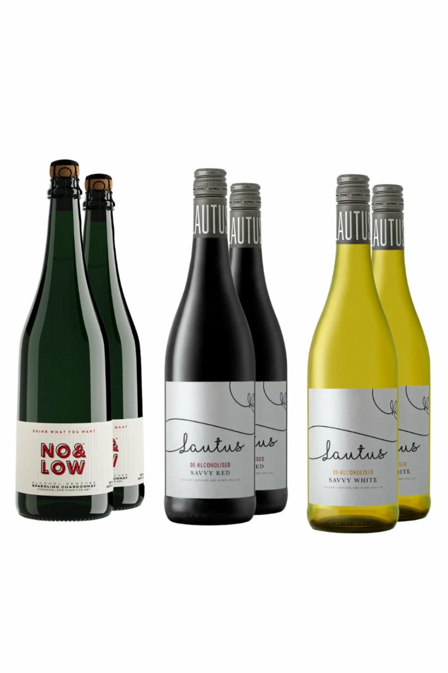 Non-Alcoholic Wines No and Low | Non-Alcoholic Wine Starter Kit - 6 Non-Alcoholic Wines