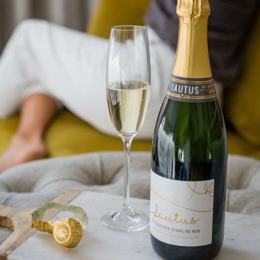 Non-Alcoholic Wines No and Low | Lautus Sparkling Brut - Non-Alcoholic Champagne Style Wine