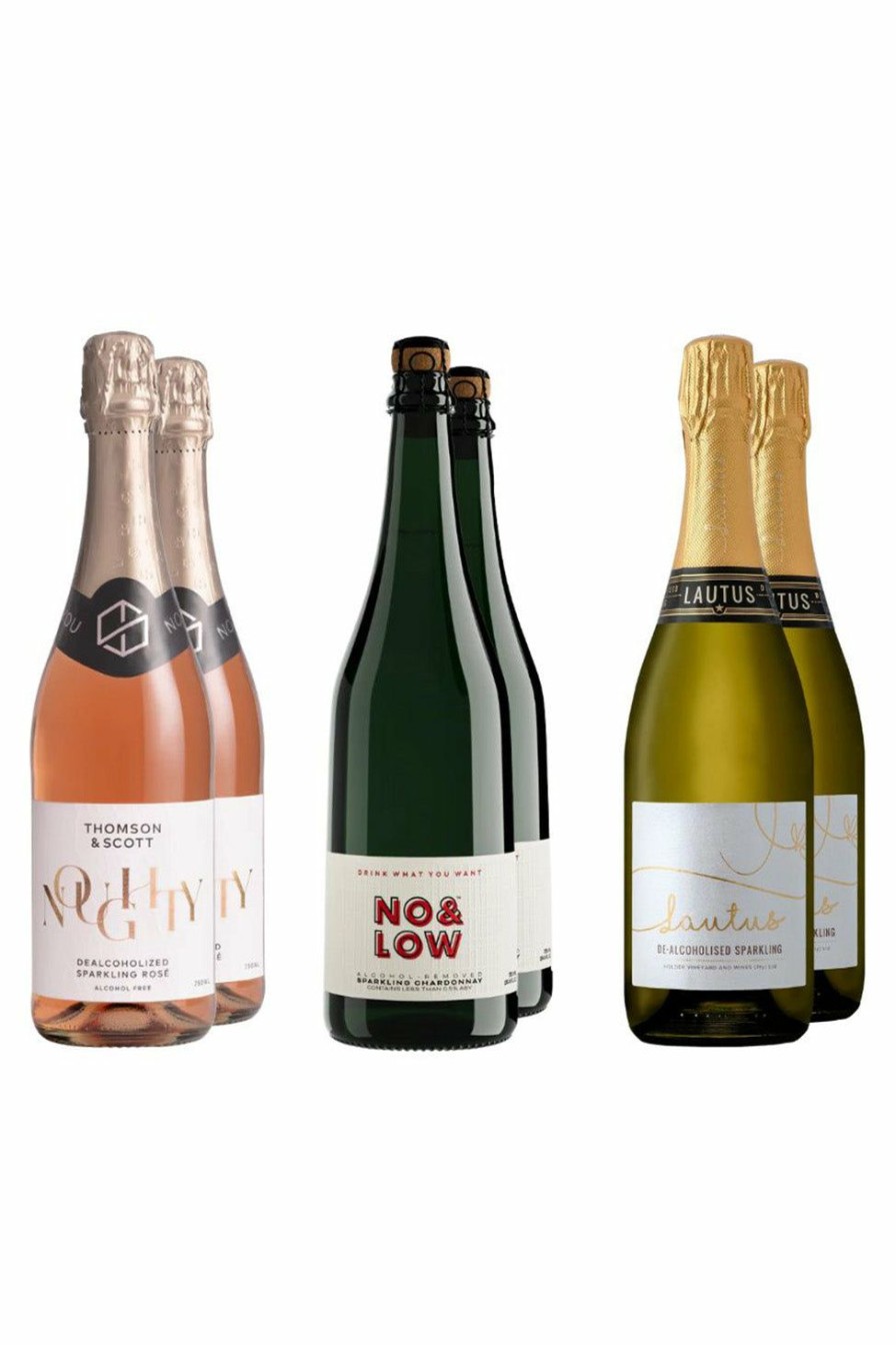 Non-Alcoholic Wines No and Low | Best Non-Alcoholic Sparkling Wine Bundle - 6 Non-Alcoholic Sparkling Wines