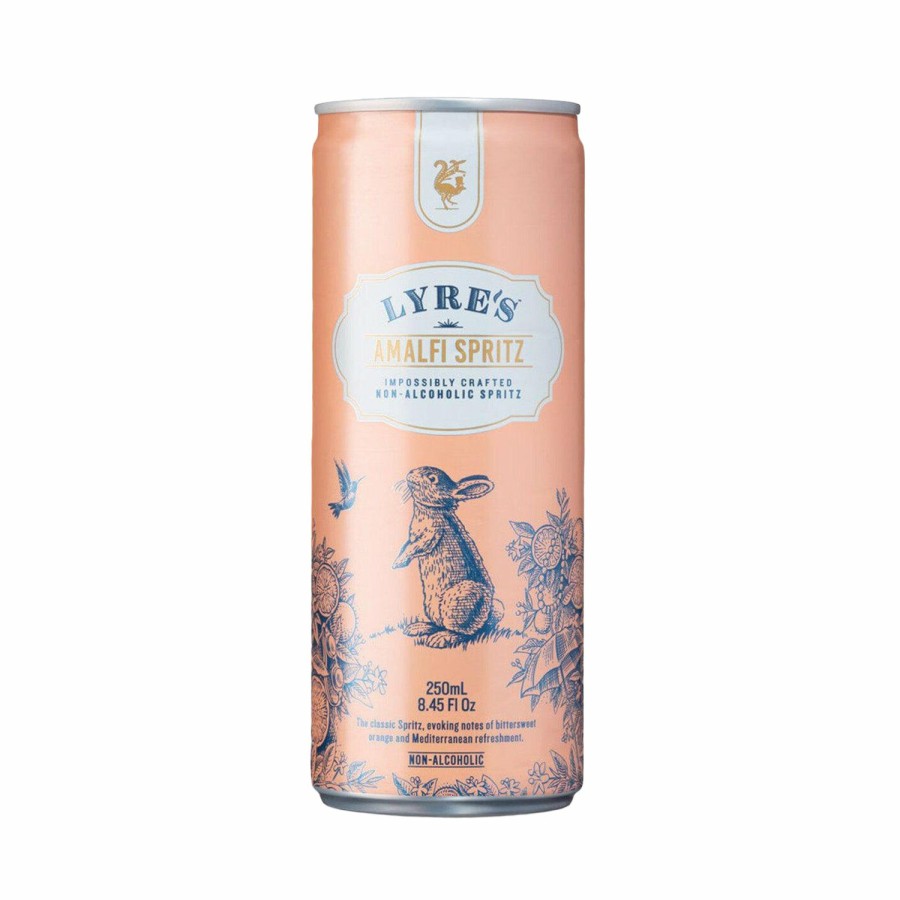 Non-Alcoholic Spirits No and Low | Lyre'S Amalfi Spritz 4-Pack - Non-Alcoholic Cocktail