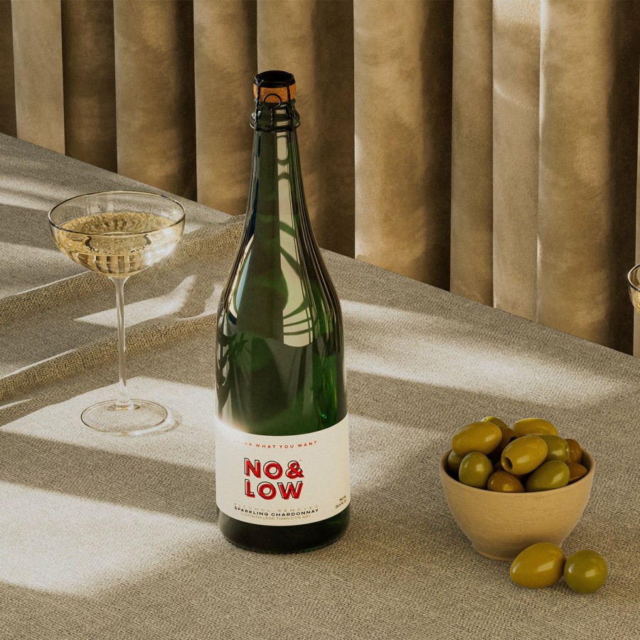 Non-Alcoholic Wines No and Low | No & Low Sparkling Chardonnay - Non-Alcoholic Sparkling Wine