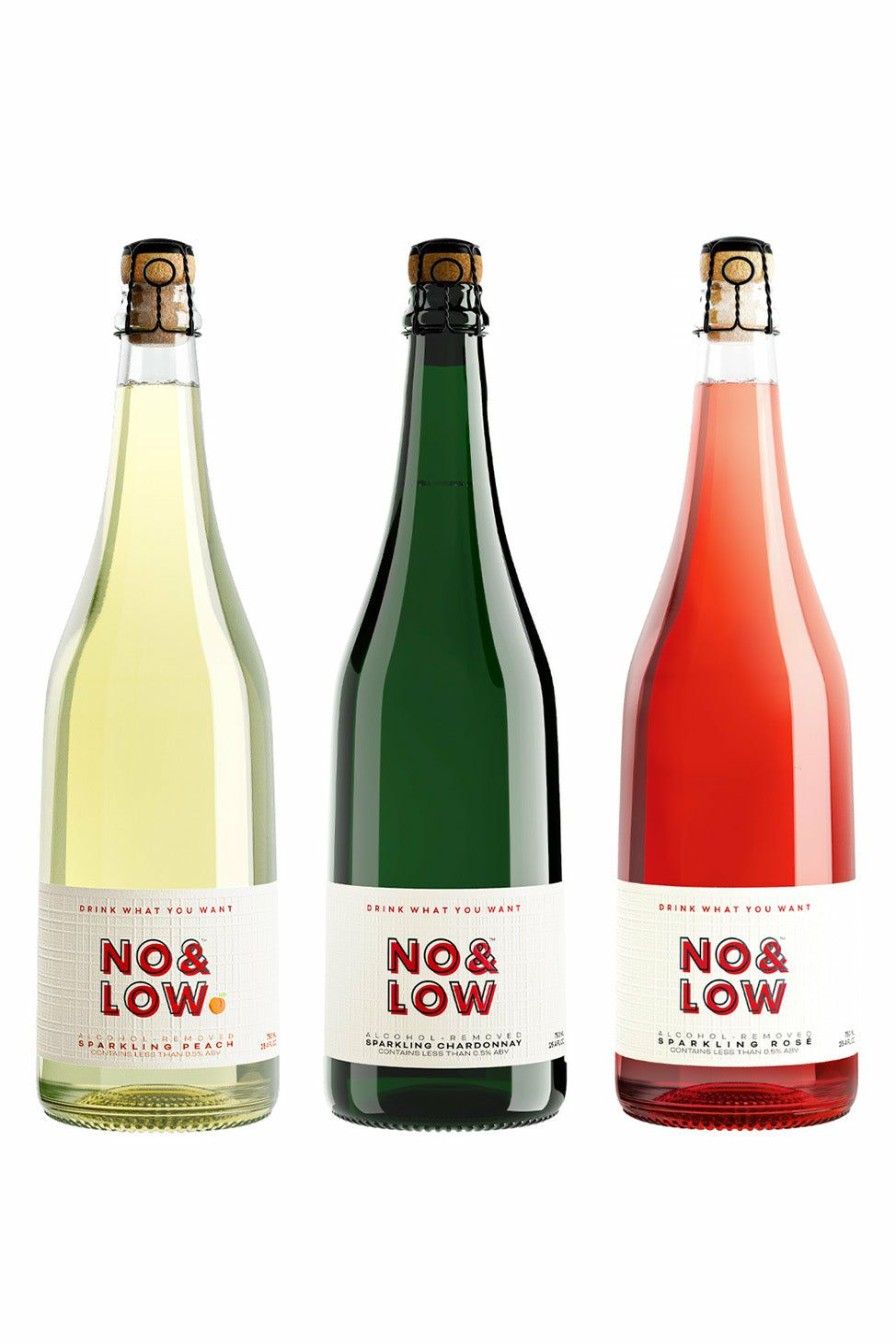 Non-Alcoholic Wines No and Low | No & Low Non-Alcoholic Sparkling Wines 3-Pack