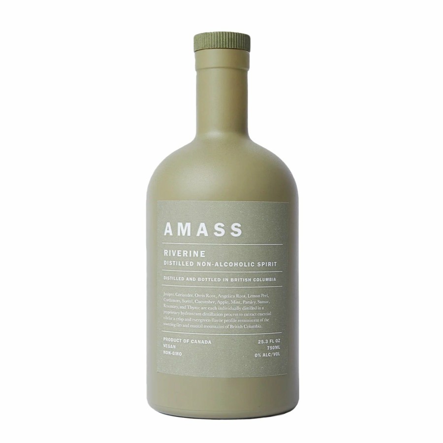 Non-Alcoholic Spirits No and Low | Amass Riverine - Alcohol-Free Gin Alternative