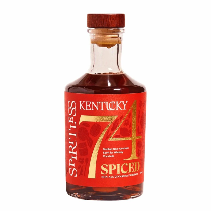 Non-Alcoholic Spirits No and Low | Spiritless Spiced Kentucky 74 - Non-Alcoholic Cinnamon Whiskey