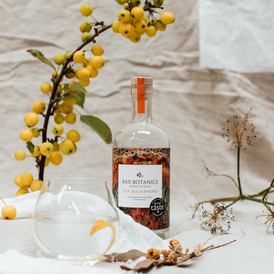 Non-Alcoholic Spirits No and Low | Bax Botanics Sea Buckthorn - Alcohol-Free Spirit