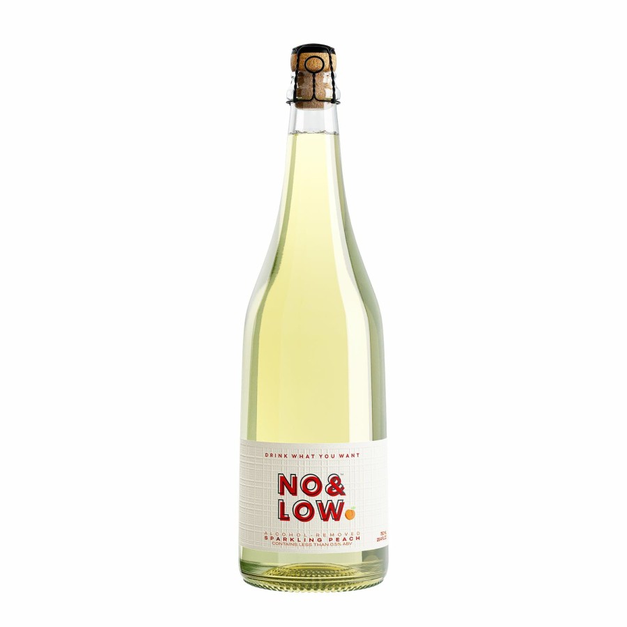 Non-Alcoholic Wines No and Low | No & Low Sparkling Peach - Non-Alcoholic Sparkling Peach Wine