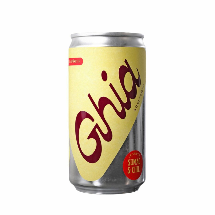 Non-Alcoholic Spirits No and Low | Ghia Le Spritz Sumac & Chili 4-Pack - Non Alcoholic Cocktail