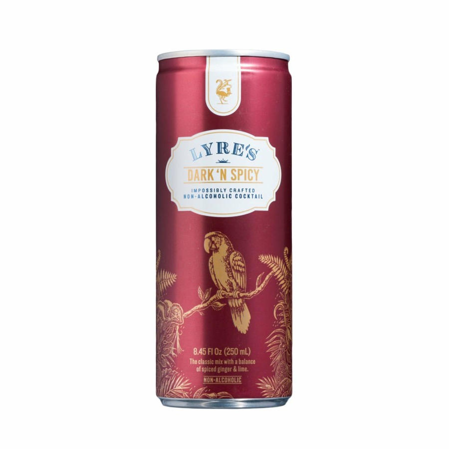 Non-Alcoholic Spirits No and Low | Lyre'S Dark & Spicy 4-Pack - Non-Alcoholic Cocktail